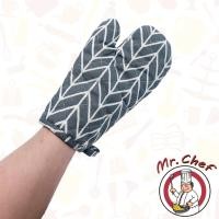 ราคา Mr.Chef [พร้อมส่ง] ถุงมือกันความร้อน สำหรับทำอาหาร ใช้กับไมโครเวฟ หรือเตาอบ ผลิตจากผ้าฝ้ายและผ้าลินิน (13131450874)