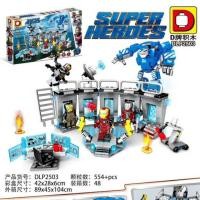ราคา ส่งฟรีEMSไม่ต้องใช้โค้ด DLP2503: Iron Man Hall of Armor Mini Set with Minifigures and Igor Mech (เลโก้จีน ไอรอนแมน) (5912420470)