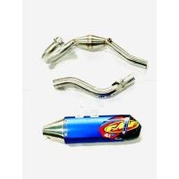 ราคา ท่อสูตร ท่อแต่ง CRF250L - REALLY งานสแตนเลส ปลายน้ำเงิน (7875724431)