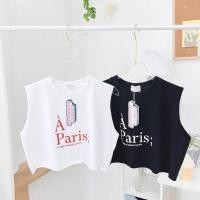 ราคา A Paris; เสื้อครอปแขนกุด แขนกุดน่ารัก เอวลอยแขนกุด ครอปน่ารัก (14667256629)