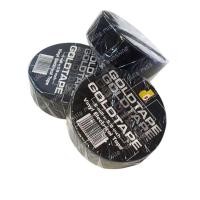 ราคา **PRICE PER 3 ชิ้น** ฉนวนสายไฟ PVC สีดํา Goldtape mini/ เทปพันสายไฟ เทปเล็ก (41171478974)