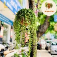 ราคา เส้นใยไม้ไผ่ระเบียงบอนไซแขวนตะกร้าใหม่ตลกและสวยแขวนตะกร้ารุ่น (29090035353)