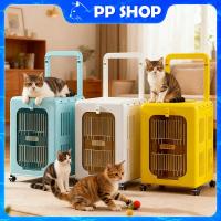 ราคา กรงถือแมว กล่องใส่สัตว์เลี้ยง กรงเดินทาง สำหรับสุนัขและแมว กล่องเดินทางสัตว์เลี้ยง ล็กพกพาง่า พับได้ (41324664219)