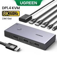 ราคา Ugreen สวิตช์ KVM 8K 60Hz DP1.4 เข้า 2 ออก 1 พร้อมพาวเวอร์ซัพพลาย USB-C 3 ชิ้น และ USB-C 3 ชิ้น รองรับ USB 1 ขนาดเล็ก 3D HDR EDID 2 ชิ้น แบ่งปัน 1 อุปกรณ์ในเวลาเดียวกัน (24955617541)