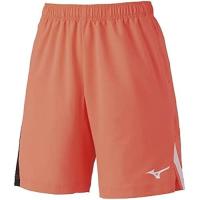 ราคา Mizuno Tennis Badminton Game Pants Half Japan Association Certified Unisex 62JBB022 Neon Flame Black White XS (41715267263)