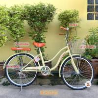 ราคา *ล้ออัลลอยด์* จักรยานแม่บ้าน 26นิ้ว Premium Minnie+ รถจักรยานผู้ใหญ่ รถจักรยานผู้หญิง ทรงเก่าญี่ปุ่น (27182414697)