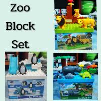 ราคา zoo​ block​ set​ เลโก้ตัวต่อ ของเล่นเสริมสร้างจินตนาการพรีเมี่ยมโฟร์โมสต์​ foremost​ (8328226351)