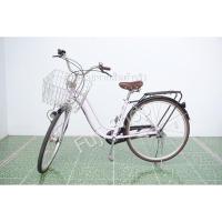 ราคา จักรยานแม่บ้านญี่ปุ่น - ล้อ 26 นิ้ว - มีเกียร์ - Marushi - สีชมพู [จักรยานมือสอง] (19984010149)