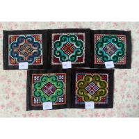 ราคา แบบใหม่ลายแน่น ผ้าปักชาวเขา handmade แบบดอกเดียว (21581630515)