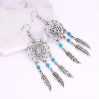 ราคา ต่างหูระย้า Dream Catcher ตาข่ายดักฝัน สไตล์วินเทจ (6741667077)