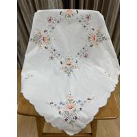 ราคา ผ้าปูโต๊ะปักลาย มีลายฉลุในเนื้อผ้า (23365655075)