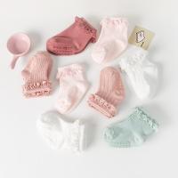 ราคา 1คู่ของเด็กสาวลูกไม้ถุงเท้าลื่นเจ้าหญิงถุงเท้าทารก0-6เดือนสาวถุงเท้าชั้น (28411280145)