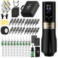 ราคา DM Cesar Pen Rotary ไร้สาย hine 1800mAh แบตเตอรี่ Qlity hines Kit สําหรับศิลปินสัก (24347360293)