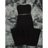 ราคา จั้มสีดำ เกาะอก มีฟองเสริม Sm พร้อมเข็มขัด (24765985940)