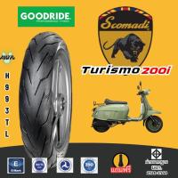 ราคา [ยางใหม่ปี24] Scomadi Turismo Technica 200i สโคมาดิ เรเดียลกู๊ดไรด์ขอบ12 ยางรถมอเตอร์ไซค์ Motorcycle (28628004561)