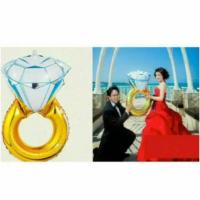 ราคา แหวนเพชรลูกโป่งฟอยล์จิ๋ว / ลูกโป่งแหวนเพชรขนาดเล็ก สินค้าใหม่ (56401981730)