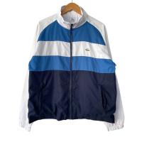 ราคา เสื้อแจ็คเก็ต Lacoste Sport Men's Blue and White Track Jacket Size L (27576504462)
