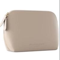 ราคา ใบสุดท้ายBurberry Cosmetic Bag กระเป๋าเครื่องสำอางค์ (สีนู๊ดอมเทา) (58555052)