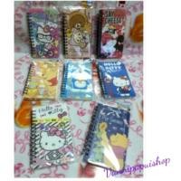 ราคา สมุดโน๊ต ริมห่วง ลายการ์ตูนน่ารักๆ คิตตี้ โดราเอม่อน หมีพูห์ แมวแมรี่ 65 กรัม/80 แผ่น (188014304)