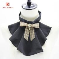 ราคา [ฮิลาบี] จาบอท ปลอกคอที่ถอดออกได้วินเทจสําหรับผู้หญิงสุภาพสตรีที่ถอดออกได้เสื้อตกแต่งปกเท็จผูกโบว์คอปกตกแต่งปก (43971604327)