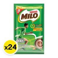 ราคา Milo ไมโล แอคทีฟโก ช็อกโกแลตมอลต์ โปรตีนถั่วเหลือง 3in1 18กรัม (24ซอง) (43419467799)