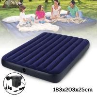 ราคา ที่นอนเป่าลม ขนาด6ฟุต เบาะรองนอน พับเก็บได้ พกพาง่าย ทีนอนเป่าลม เตียงลม ที่นอนสูบลม สำหรับแคมป์ปิ้ง นอนในบ้าน (23445325981)
