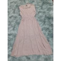 ราคา เดรสยาวสีชมพูกะปิ ผ้าสวยมากค่ะมือสอง (22971018815)