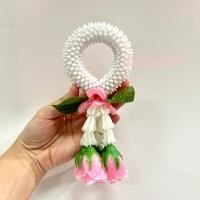 ราคา พวงมาลัย พวงมาลัยประดิษฐ์ พวงมาลัยดอกพุด พวงมาลัยดอกพุดประดิษฐ์ พวงมาลัยพลาสติก (27823472333)