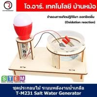 ราคา T-M231 ชุดประกอบไม้ ระบบพลังงานน้ำเกลือ Salt Water Generator Wooden Kit STEM Education ของเล่นเสริมทักษะ เสริมพัฒนากา... (24122080301)