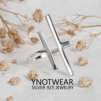 ราคา แหวนเงิน 2 Bar Polished Ring แหวนแฟนชั่น Silver 925 ขัดเงา งาน Handmade ผลิตในไทย (27879994588)