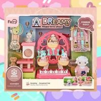 ราคา บ้านตุ๊กตา ของเล่นบ้านกระต่าย สวนสนุกกระต่าย ชิงช้าสวรรค์กระต่าย ม้าหมุนกระต่าย บ้านกระต่ายsylvanian family no.6657/6659 (22779881247)