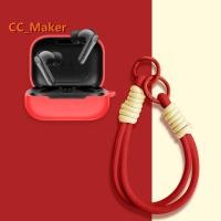 ราคา for EarFun Air Pro 4i Case Cute Nylon Lanyard Pendant EarFun TW230 Silicone Soft Case Suitable for EarFun Air Pro 4i Shockproof Shell Protective Sleeve (56951138934)