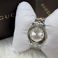 ราคา GUCCI 5500M Silver Dial Boy Size 34 mm (26239078394)