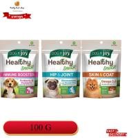 ราคา Dog'n joy Healthy Snack 100g. ขนมสุนัข 100g. (27658277263)