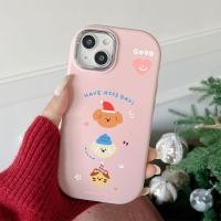ราคา ⭐Sunny Casing⭐การ์ตูนน่ารักสัตว์เล็กสีชมพู IPhone 16 15 11 13 14 12 Pro Max XR 7 8 SE2020 Solid Color Waterproof Case (28618380583)
