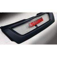 ราคา ส่งด่วน กระจังหน้าแต่ง IZUSU D-MAX 2005 สีดำด้าน+ตัวหนังสือ IZUSU สีแดง งาน ABS ทรงตรระแกรง จัดส่งเร้ว (22757943572)