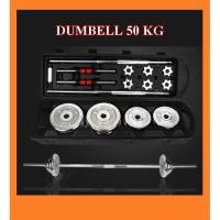 ราคา ดัมเบล Dumbbell 50 Kg แกนต่อบาร์เบล (5733611310)