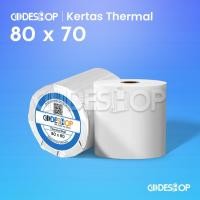 ราคา THERMALT PAPER 80X70 mm - ม้วนกระดาษแคชเชียร์ความร้อน 80X70mm - 80mm (42322714340)