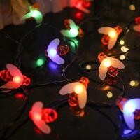 ราคา ยาว 5 เมตร ไฟประดับ ไฟแต่งสวน กันน้ำ ปรับได้8โหมด (นิ่งได้) ไฟโซล่าเซลล์ ปักสนาม กันน้ำกัน ปักสนาม ไฟผึ้งน้อย โซล่าเซลล์ (53552211875)