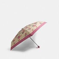 ราคา ร่มพับ Coach MINI UMBRELLA IN SIGNATURE PRAIRIE ROSE PRINT (13511376219)