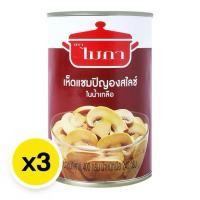 ราคา ไมกา เห็ดแชมปิญอง (สไลซ์) ในน้ำเกลือ 400กรัม (3กระป๋อง) ไมก้า (44374545105)