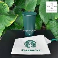 ราคา Starbucks Green Traveler with strap Tumbler แก้วสตาร์บัคส์ สีเขียว ของแท้ (15878103387)