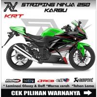 ราคา Ninja 250 Carbu Motorcycle Striping Sticker / Kawasaki Ninja Karbu Decal Sticker 250cc 2 สูบ (29826226844)