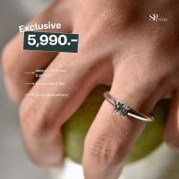 ราคา แหวนเพชรเม็ดเดี่ยวเงินแท้ 925 ฝังเพชร Lab Grown 0.30 กะรัต (28525734200)