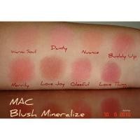 ราคา ♞,♘ฉลากKing Power MAC Mineralize Blush 3.2g #Dainty,Warm soul,Love joy,Sweet enough,Petal power บลั (24682273346)