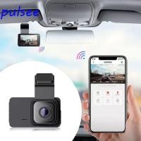 ราคา PULSEE Dash Cam, HD 1080P Night Vision Car DVR, WiFi Dual Lens Drive Video Recorder ใช้ยานพาหนะ (45351309381)
