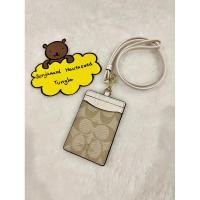 ราคา (ของใหม่) ที่คล้องบัตร Coach แท้ 100% (20882487151)