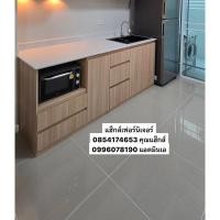 ราคา เค้าเตอร์ส90ก180ลึก60cm-ท็อปหินแกรนิตขาว(หินเทียม)-***ไม้HMRกันชื้นปิดผิวpvc (26813901565)