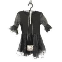 ราคา เดรสสีดำผ้าแก้ว (461535544)