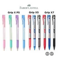 ราคา Faber-Castell ปากกาลูกลื่น รุ่น Grip X5, X P5, X7 ขนาด 0.5มม. และ 0.7มม. (ฺยกกล่อง 10 ด้าม) (20368601641)